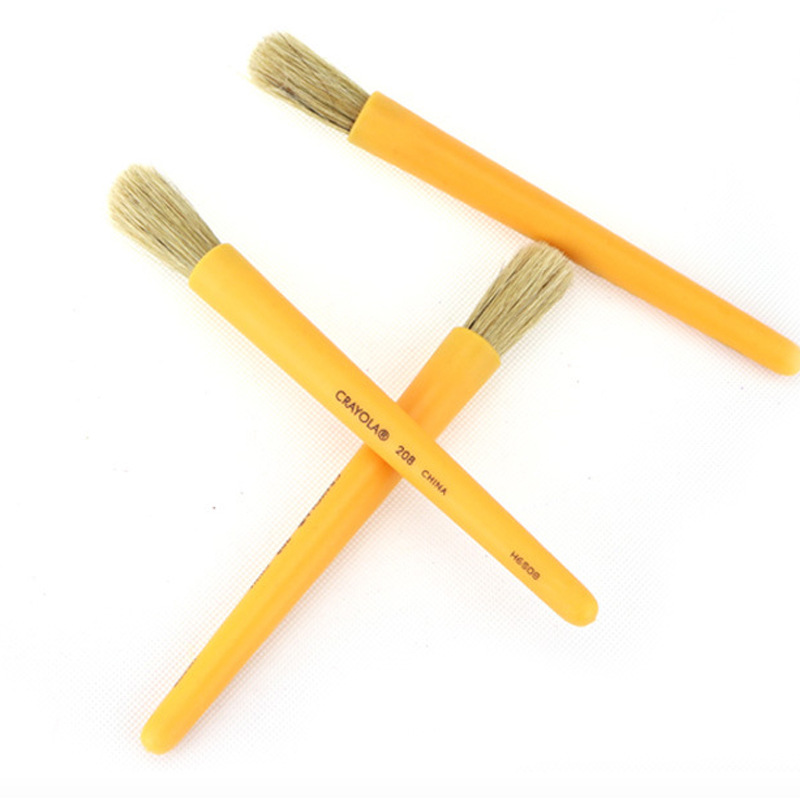 绘儿乐crayola水彩画刷儿童颜料大刷子画笔颜料刷塑料刷子05-0208