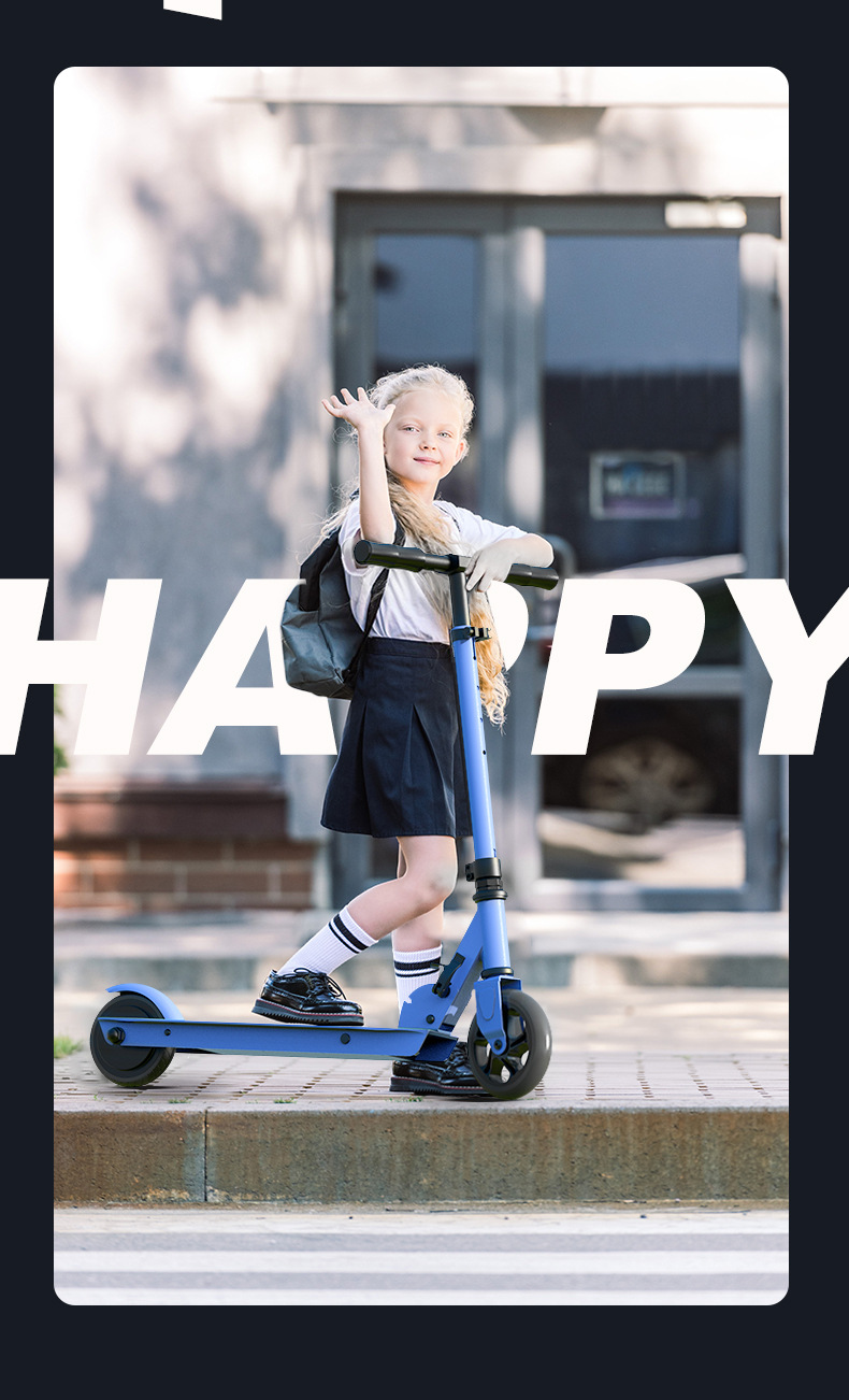 新款可折叠儿童两轮电动滑板车助力迷你短途代步孩子玩具24v2a