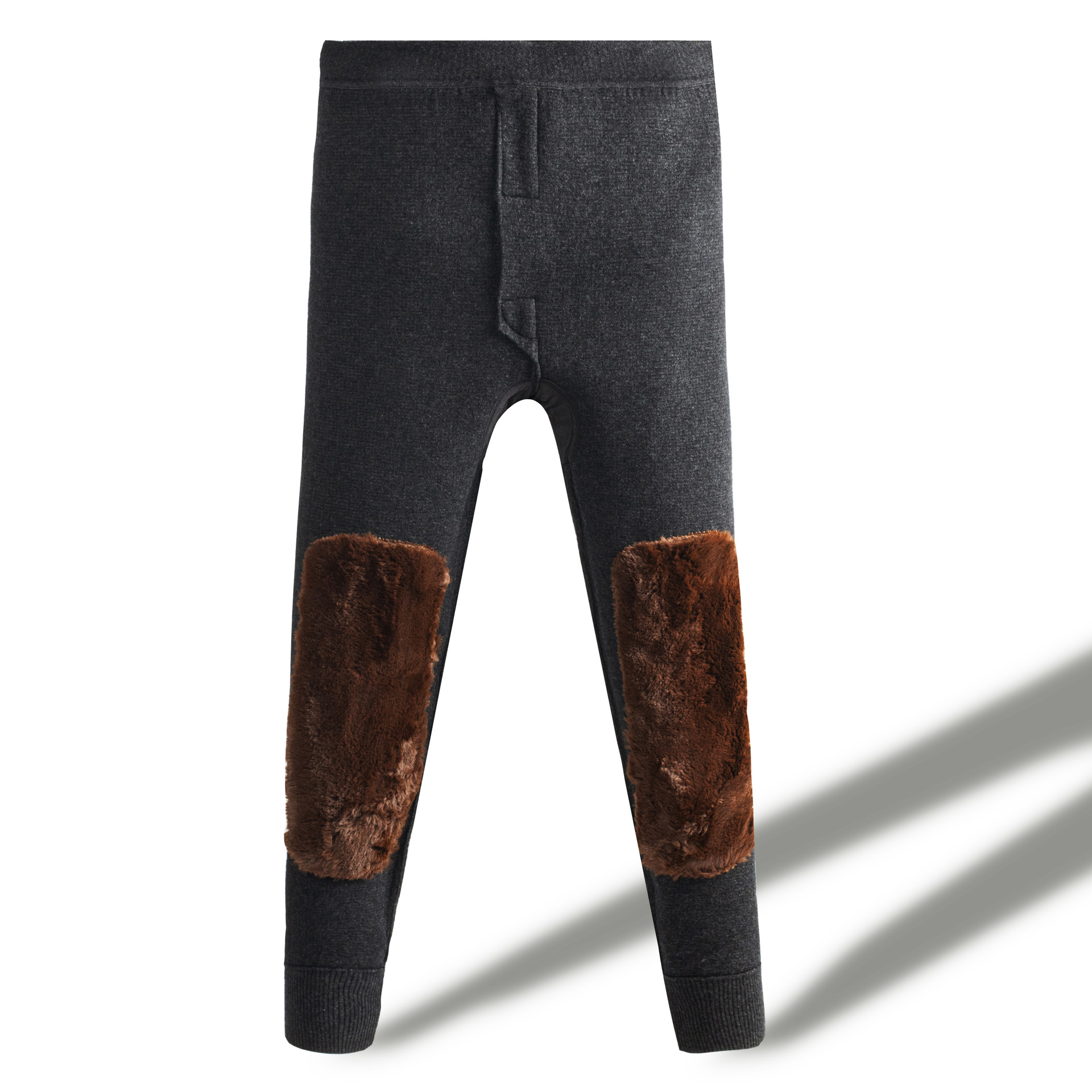 工厂直销冬季男士保暖裤修身加绒加厚弹力打底裤秋裤棉裤爸爸大叔