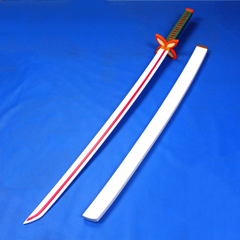 动漫周边cosplay道具武器碳十郎鬼灭之刃蝴蝶忍刃木日轮刀未开刃
