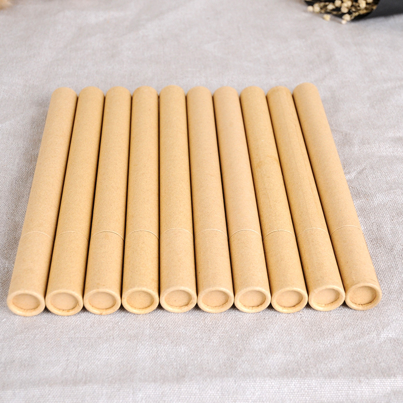 纸质线香纸筒檀香圆筒牛皮纸管纸筒香筒包装香具批发定制可印logo