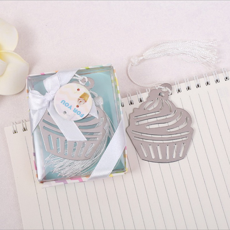 一件代发 金属蛋糕书签 cupcake bookmark 创意礼品书签 外贸书签
