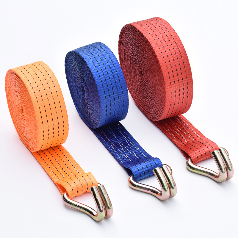 8带钩捆绑带收紧带刹车绑带紧固带涤纶拉紧带捆扎绳子