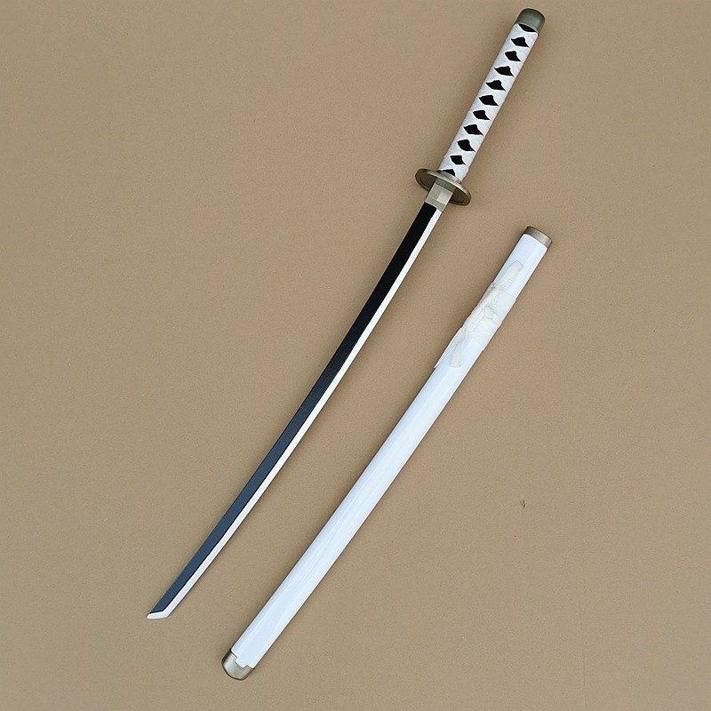 索隆刀和道一文字黑刀秋水三代鬼彻三刀木制未开刃