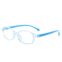 新款时尚椭圆防蓝光儿童眼镜架 轻盈不压鼻学生平光镜宝宝护目镜