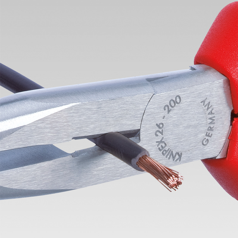 knipex德国凯尼派克工具8寸尖嘴钳长嘴钳多功能尖头钳子2611200