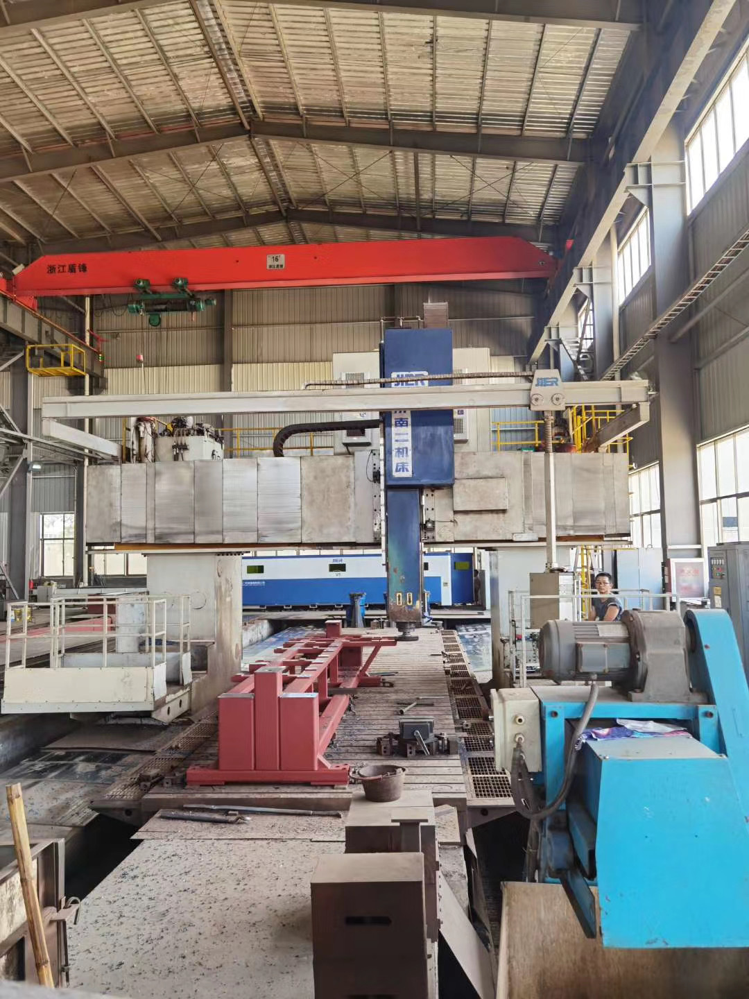 出售4x14米数控定梁龙门镗铣床xk2725x140济南二机手数控龙门铣床