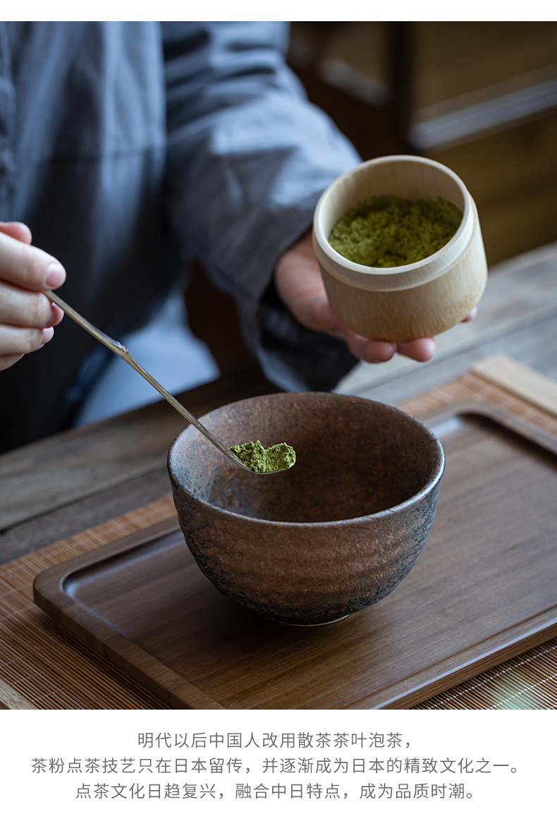茶筅 日式百本立抹茶刷打抹茶工具茶筅立 宋代点茶具礼盒套装
