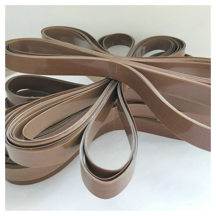 特氟龙耐高温输送带 自动包装薄膜封口机皮带 耐高温环形皮带