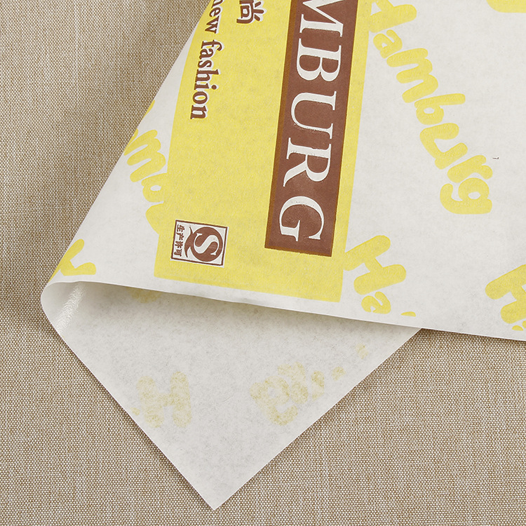 防油纸淋膜纸汉堡纸托盘纸餐垫纸可定制