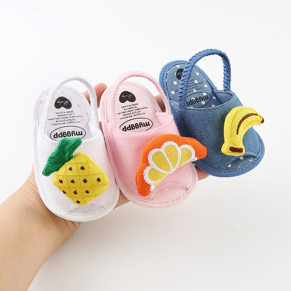 2020 Cartoon Fruit Baby Sandals Soft Bottom Toddler Shoes Baby Shoes Baby's Shoes 1961