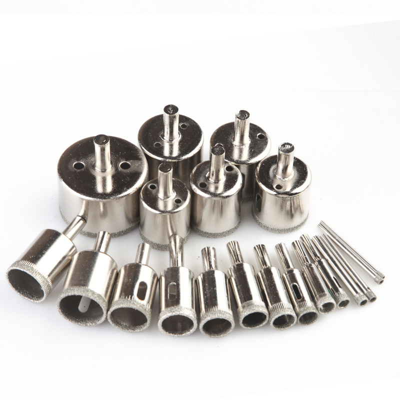 20pc大理石开孔器3-50金刚石玻璃开孔器陶瓷.扩孔 佛珠修圆打磨