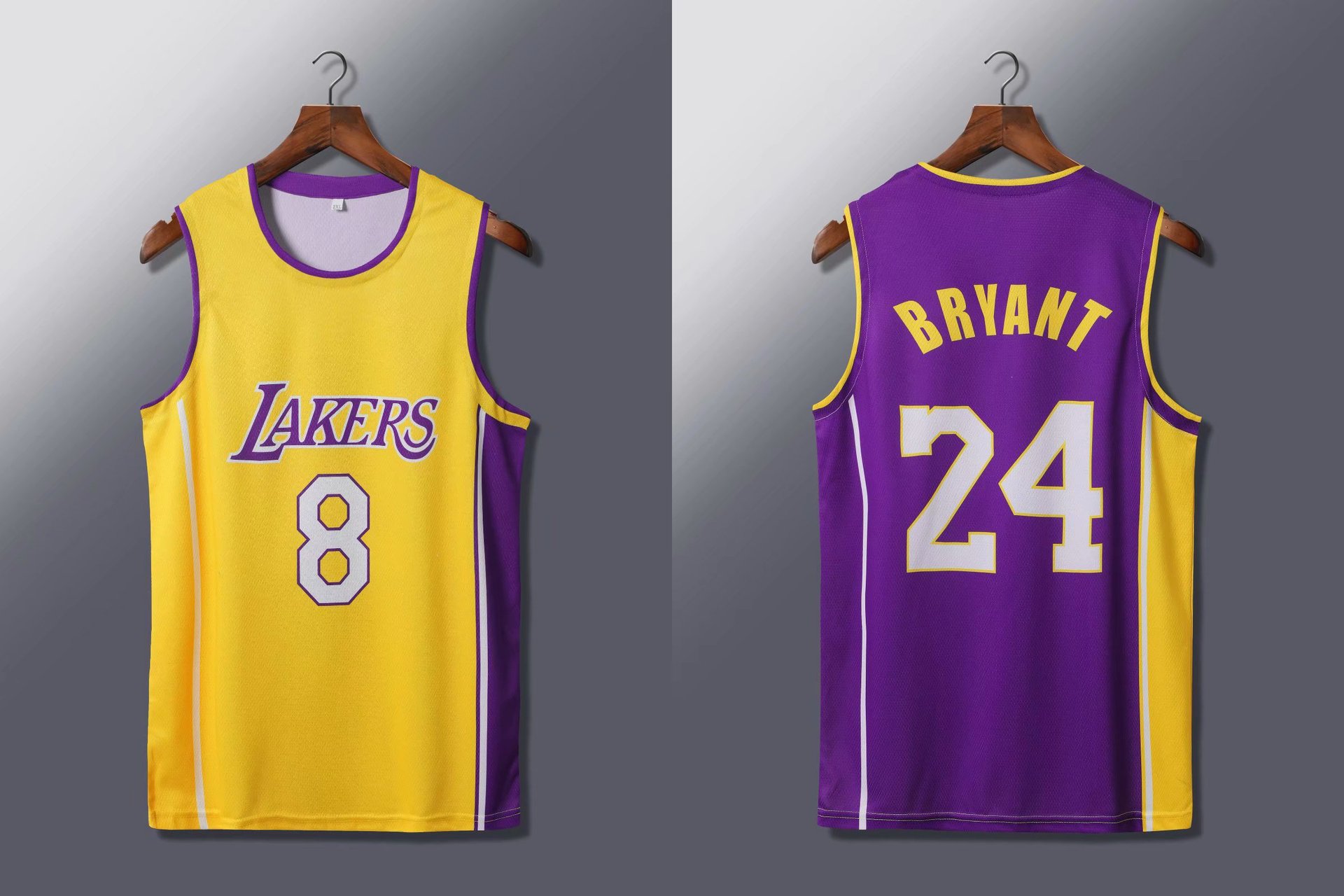 24号科比球衣湖人队8号复古篮球服背心纪念曼巴精神球衣班服团购