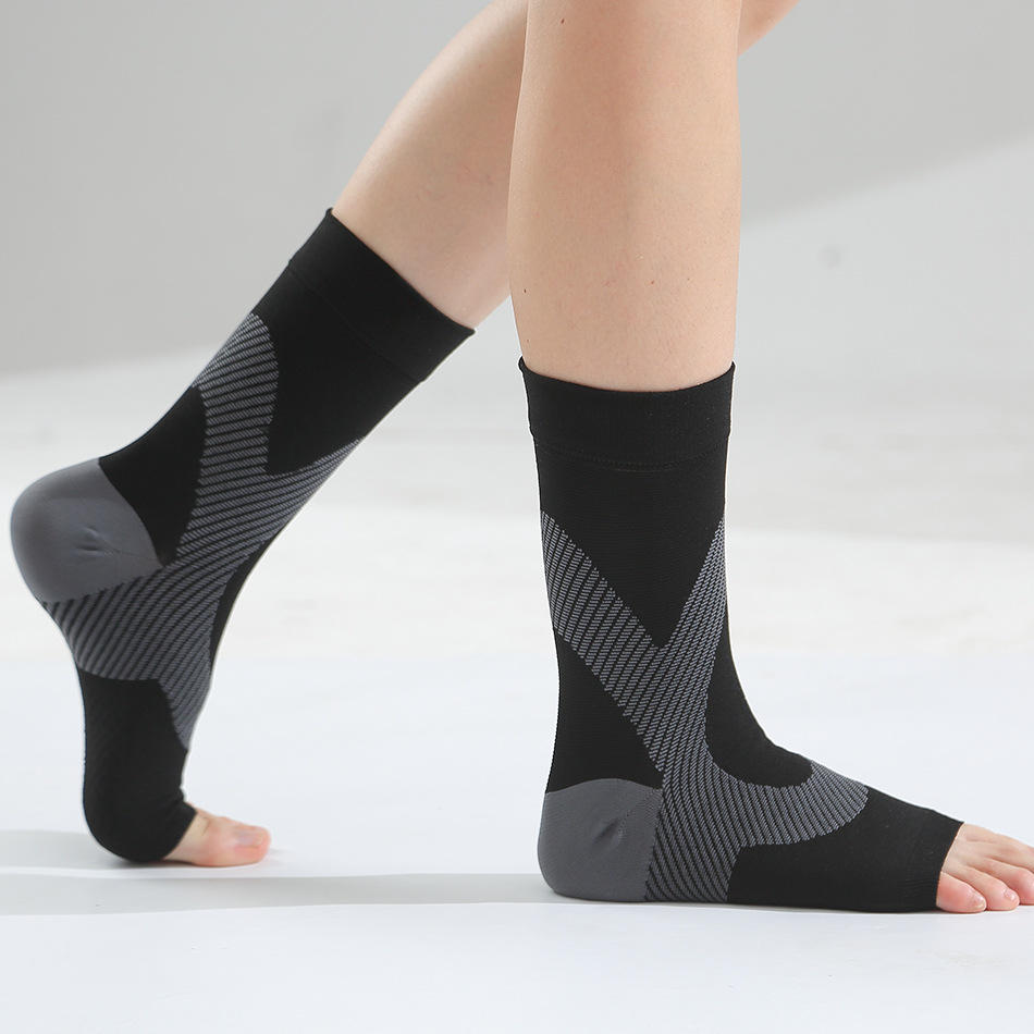 Sports Ankle Protection Compression Socks Anti-Foot Tendon Socks Pressure Booties Breathable Ankle Support Badminton Mountaineering Sports