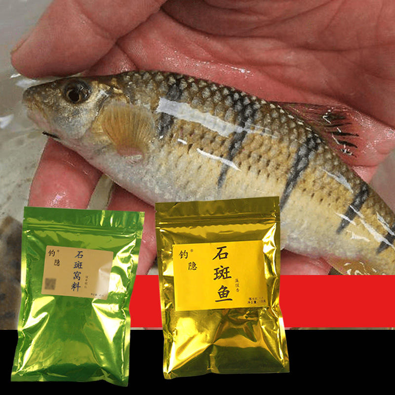 钓小溪石斑鱼饵料窝料野钓溪鱼饵鱼料溪石班鱼石斑光唇鱼自配饵