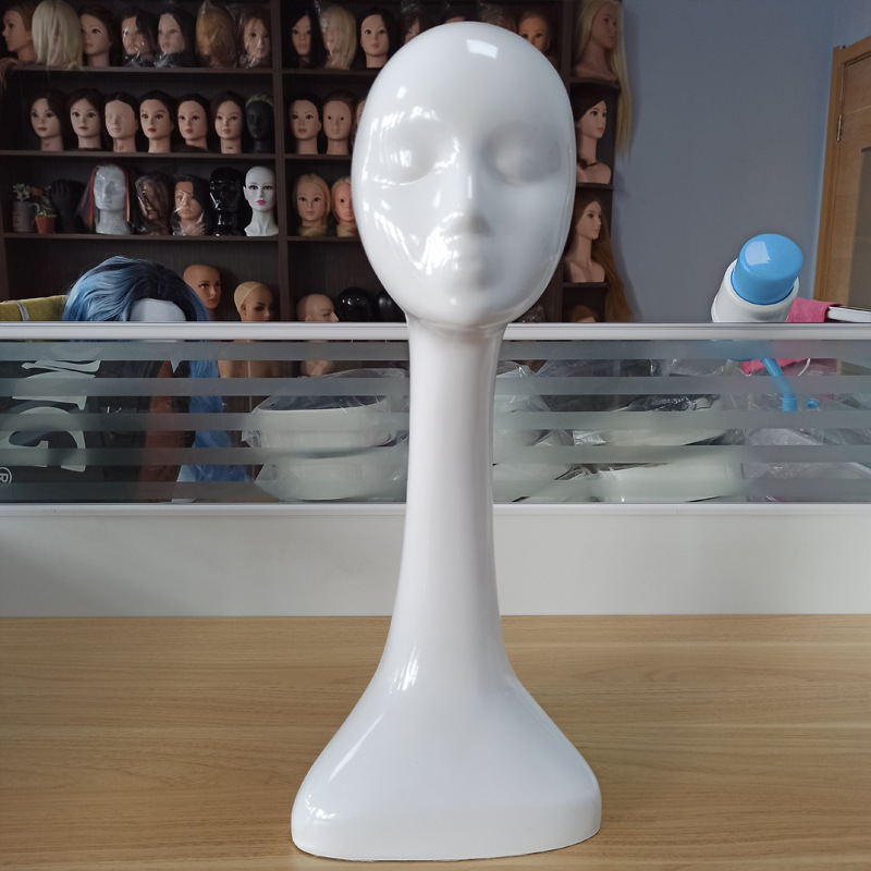 半身模特假人长脖子女头模假人头模特道具假发帽子饰品展示头模