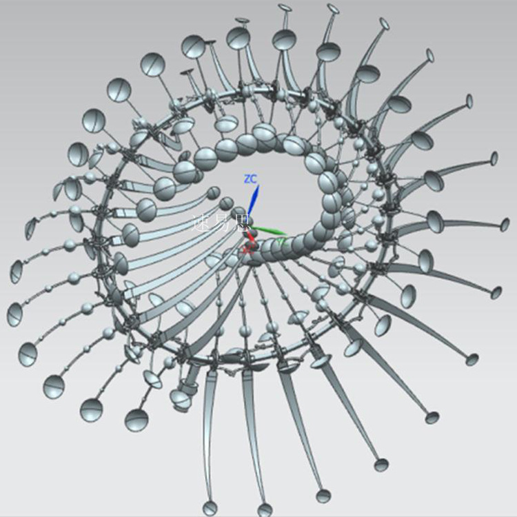 风动雕塑大型 展示广场地表艺术 定制美化环境设备源头厂家直销