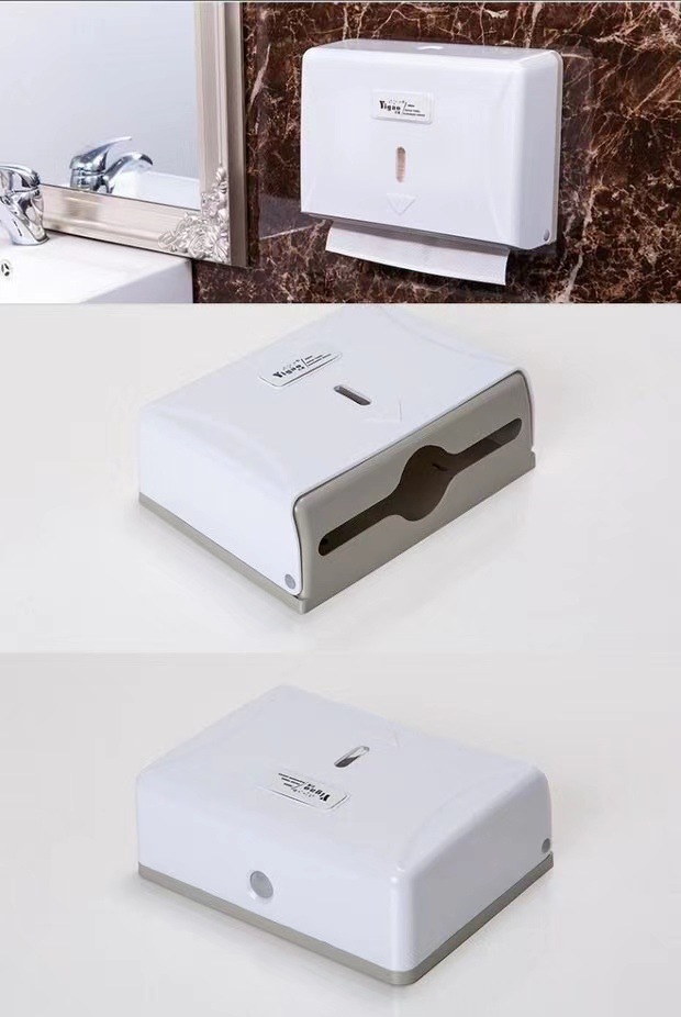 亿高卫生间酒店壁挂式塑料擦手纸盒纸家用餐饮挂式擦手纸架纸巾架