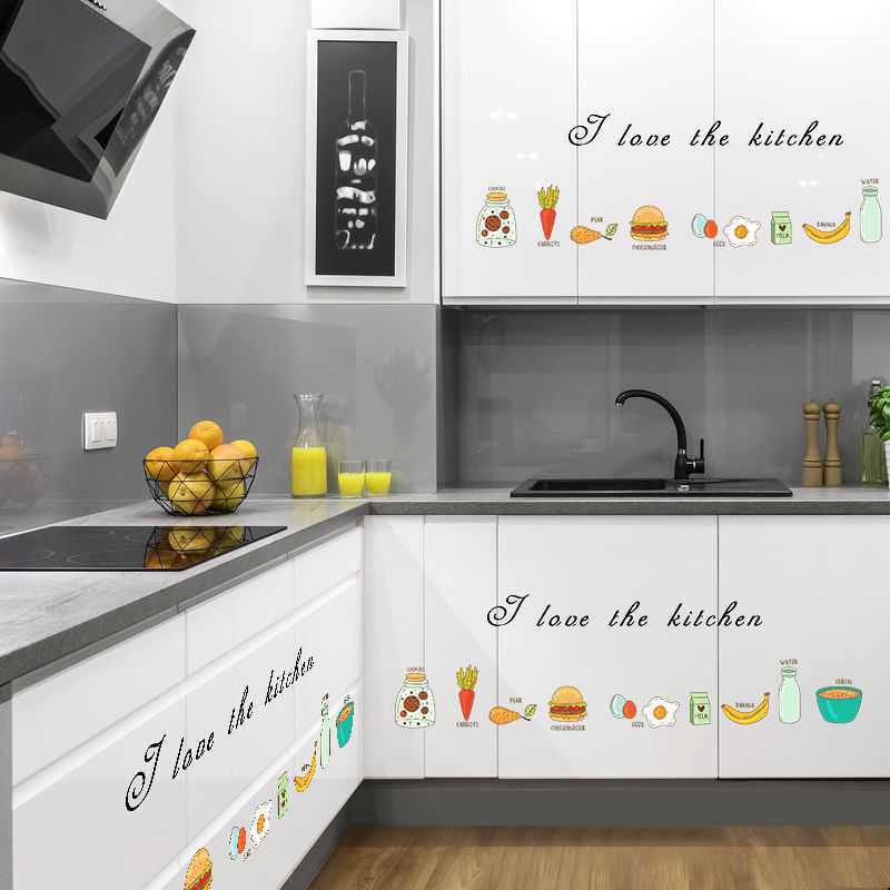 防油贴纸厨房耐高温透明自粘贴纸防油贴厨房瓷砖防水贴油烟墙贴