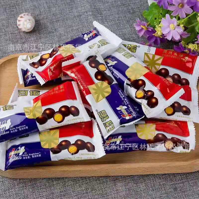 百诺 英式麦丽素 涂层型巧克力 白桃味 一箱11.5斤