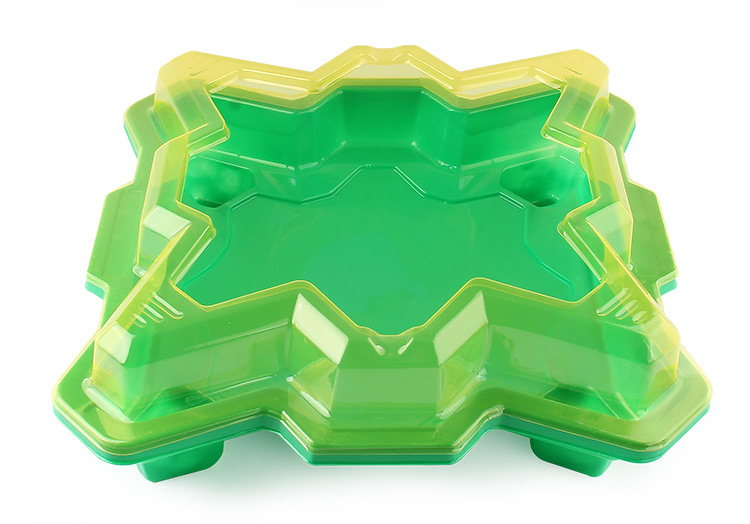 跨境热销爆裂陀螺竞技陀螺盘双人对战b-156 b-157手把发射器套装