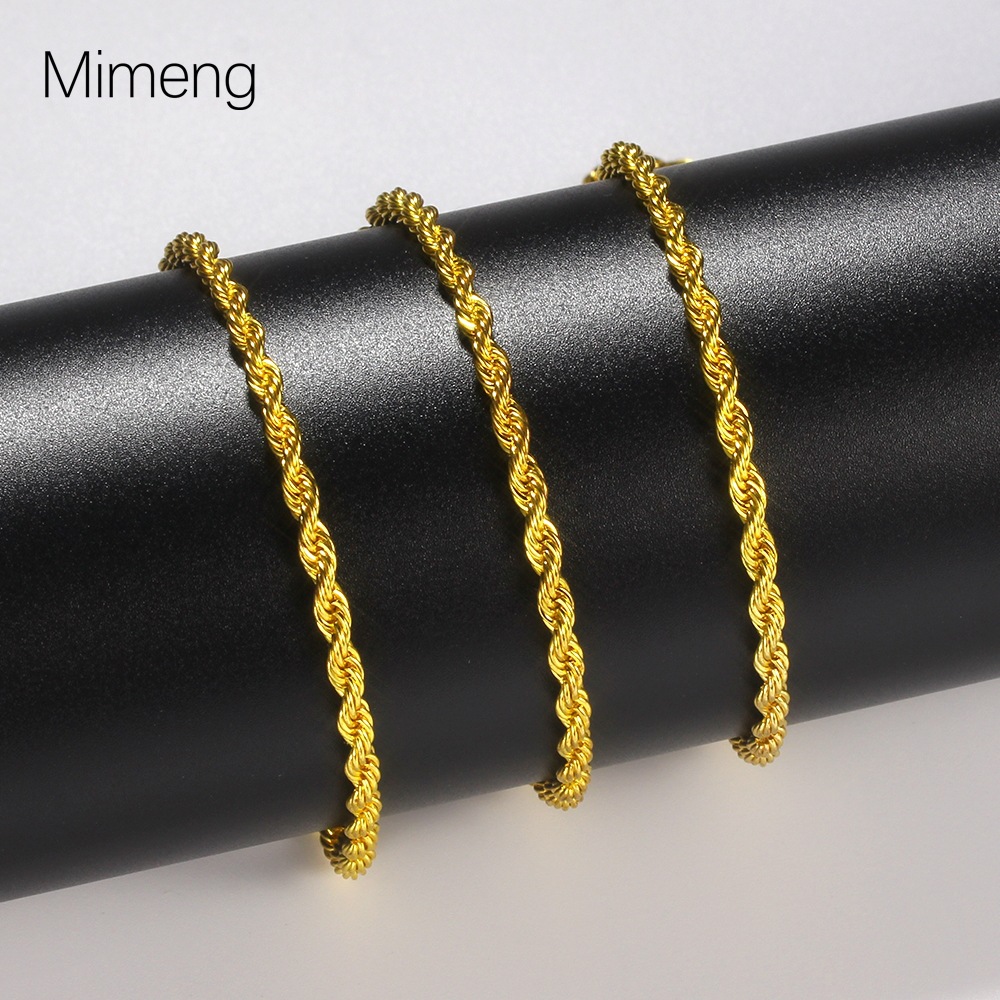 5mm不锈钢麻花链盒子链diy