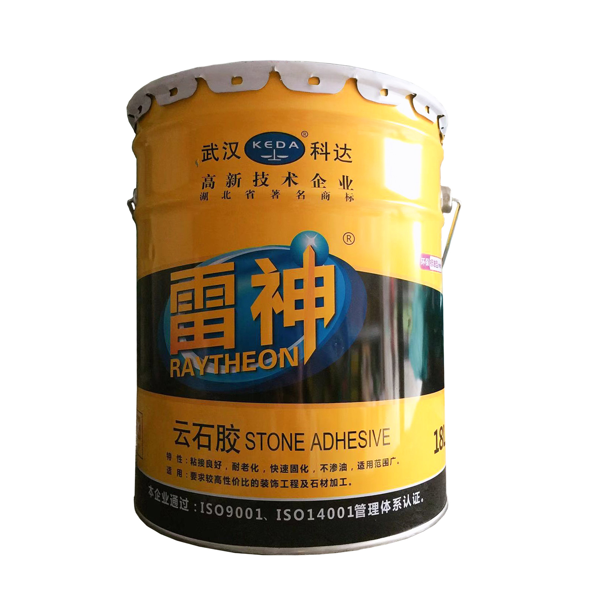 武汉科达雷神云石胶大理石胶瓷砖粘接修补石头石材胶干挂胶3l18l