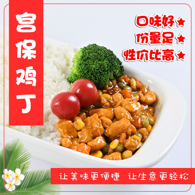 宫保鸡丁速冻料理包220g 快餐 外卖 煲仔饭菜肴包 成品菜厂家直销
