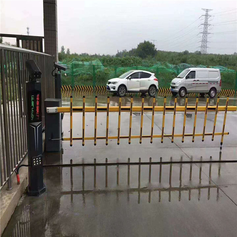 小区大门自动升降杆 门禁感应自动升降杆 车牌识别门禁栅栏杆