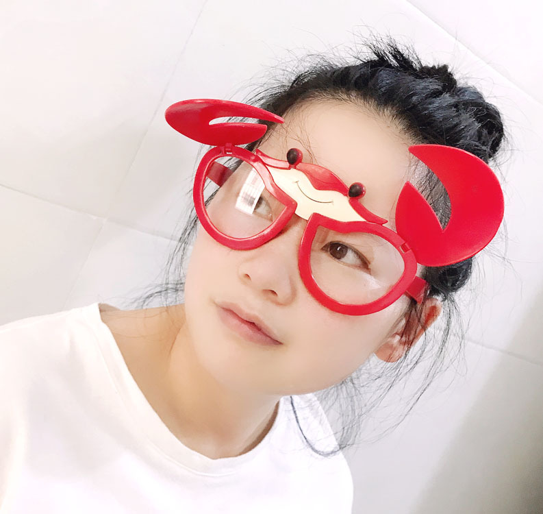 新搞怪眼镜可爱螃蟹太阳镜花朵沙雕搞笑聚会自拍墨镜蹦迪沙滩情侣