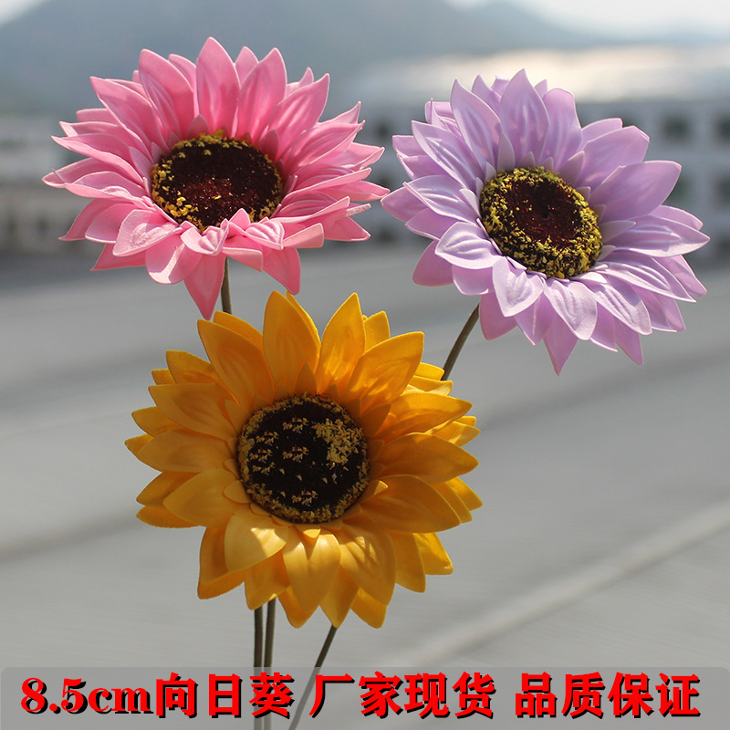 Simulation Sunflower Head Soap Flower Wholesale Flower Shop Bouquet Packaging Material Flower Delivery SUNFLOWER Fake Flower Soap Flower