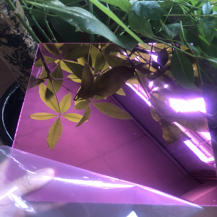 厂家定制亚克力彩色镜片 加工led化妆镜紫色镜片 手机装饰镜片