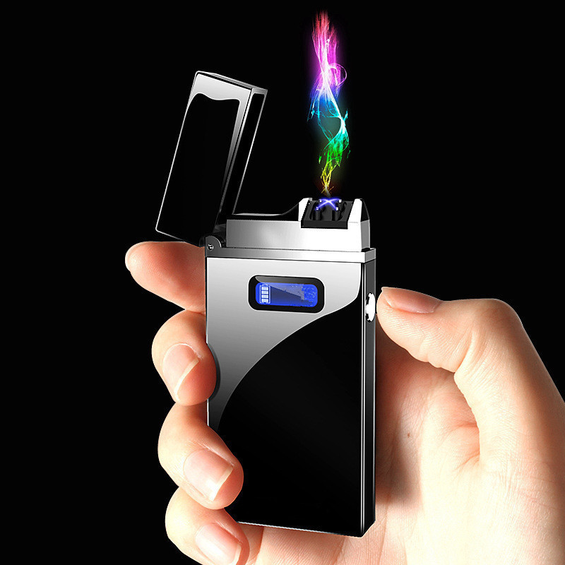 diy定制抖音防风usb电子打火机充电个性刻字照片男士女送男友批发