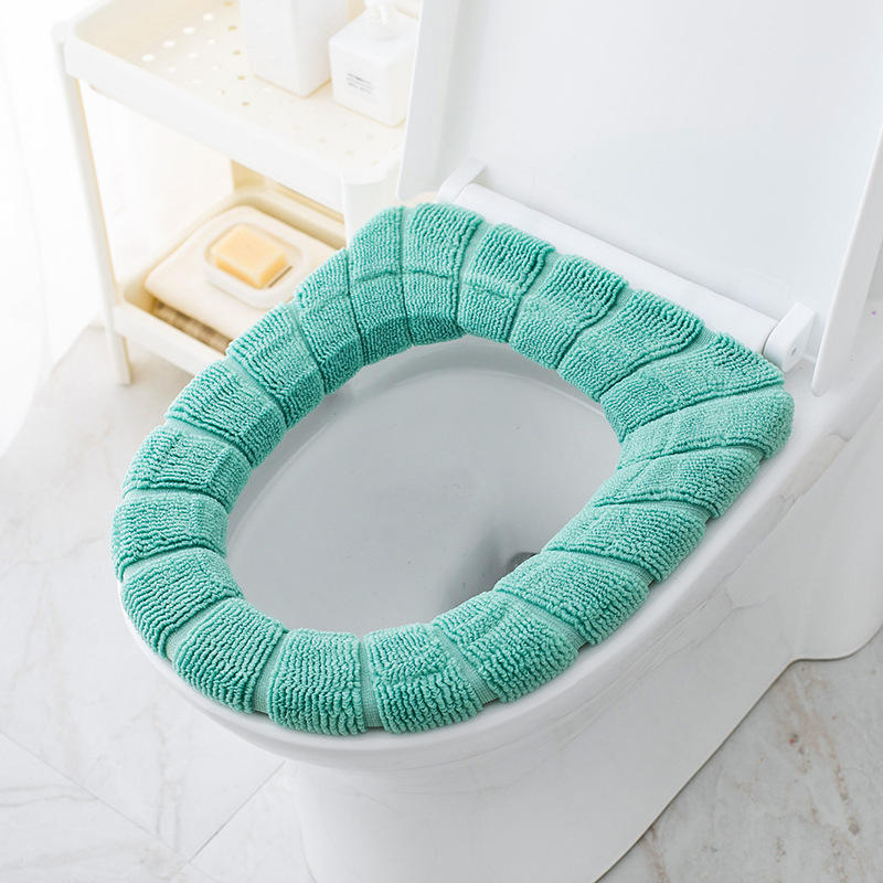 针织马桶垫加厚糖果色坐便套马桶套可水洗秋冬马桶座圈现货153