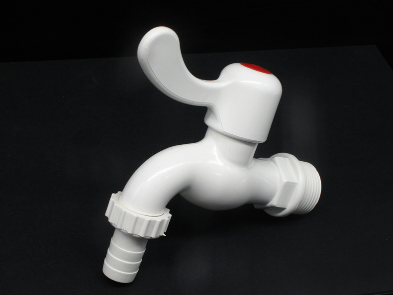 厂家供应直销 厨房快开脸盆入墙式水嘴耐腐蚀可定制全塑pvc水龙头