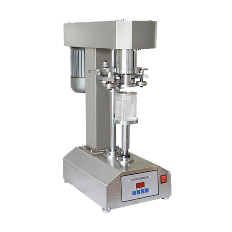 全自动易拉罐封罐机 马口铁易拉盖塑料食品罐罐封口机封盖机