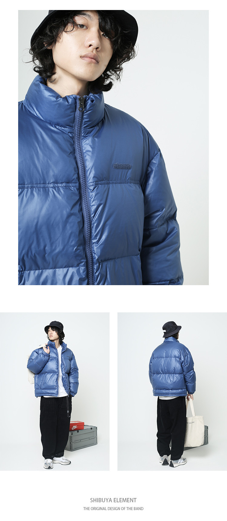 forn3 2020冬季男士羽绒外套日系原创纯色简约多色休闲羽绒服