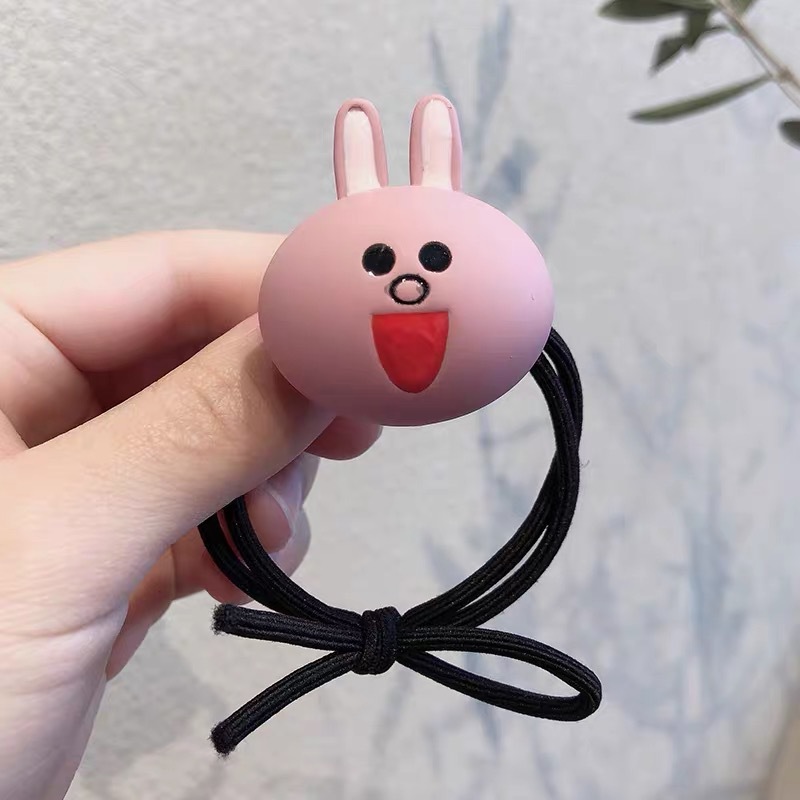 小恐龙卡通发绳百搭气质发圈韩版甜美皮筋女扎头网红皮套头绳发饰