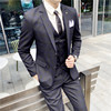 new pattern Men's man 's suit suit Plaid Korean Edition Self cultivation customized business affairs leisure time suit Three suit full dress Groom new pattern Men's man 's suit suit Plaid Korean Edition Self cultivation customized business affairs leisure time suit Three suit full dress Groom