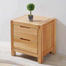 现代简约全实木床头柜北欧木头床边灯桌小柜子收纳柜厂家直销