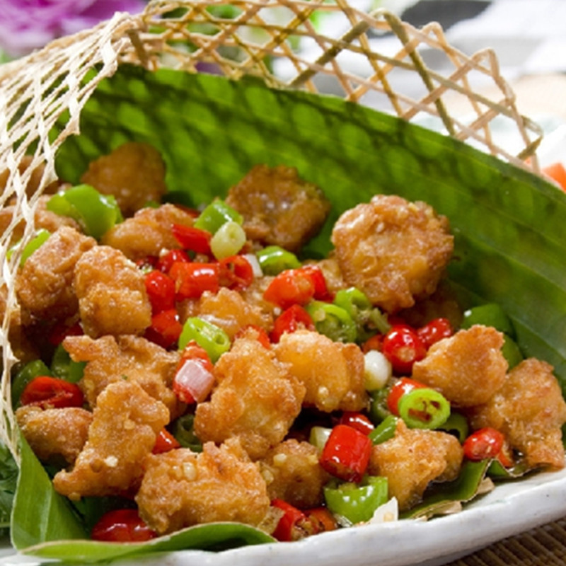 厨膳达人蒜香掌中宝腌制鸡软骨速冻调味鸡脆骨半成品商用食材8kg