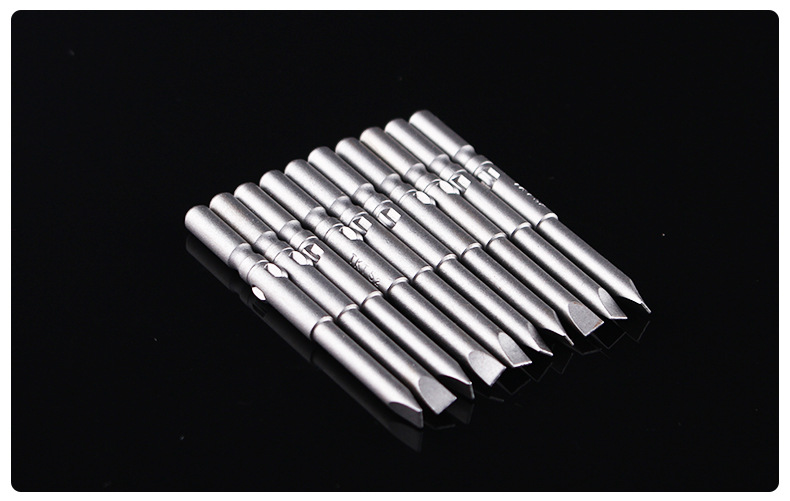 厂家供应 电动螺丝刀一字批头 s2电批一字刀头