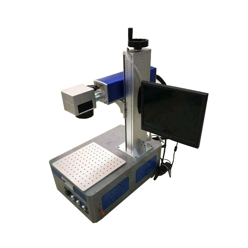 20w便携式光纤激光打码机/自动小型金属手机壳铭牌激光雕刻机