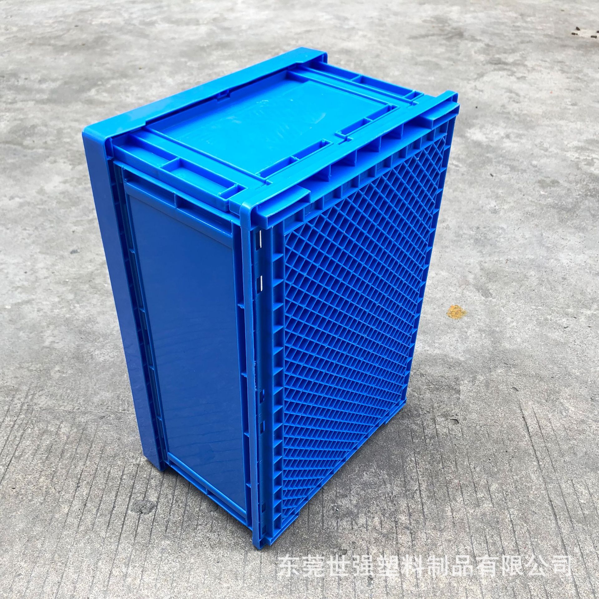 工厂直供新料加厚零部件收纳折叠箱防静电塑料折叠筐物流周转箱