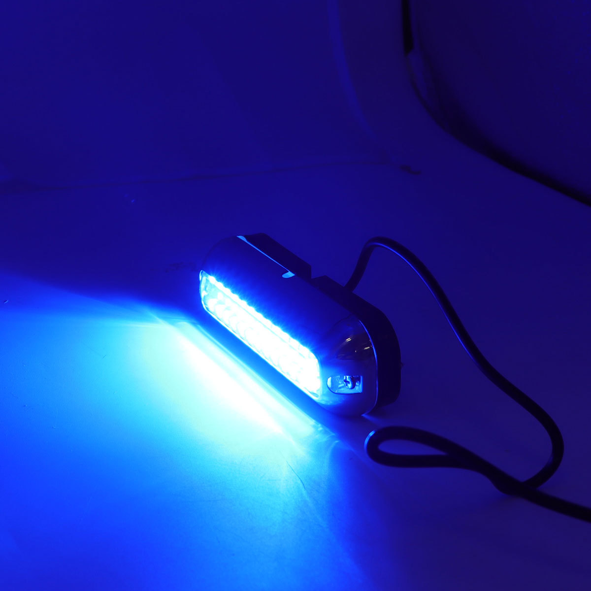 39led 蓝光白光 10-30v 船底水下灯 水底灯