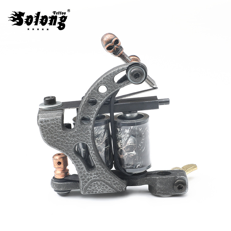 solong线圈纹身机合金铸造纹身机器新款割线打雾机一体机纹身工具