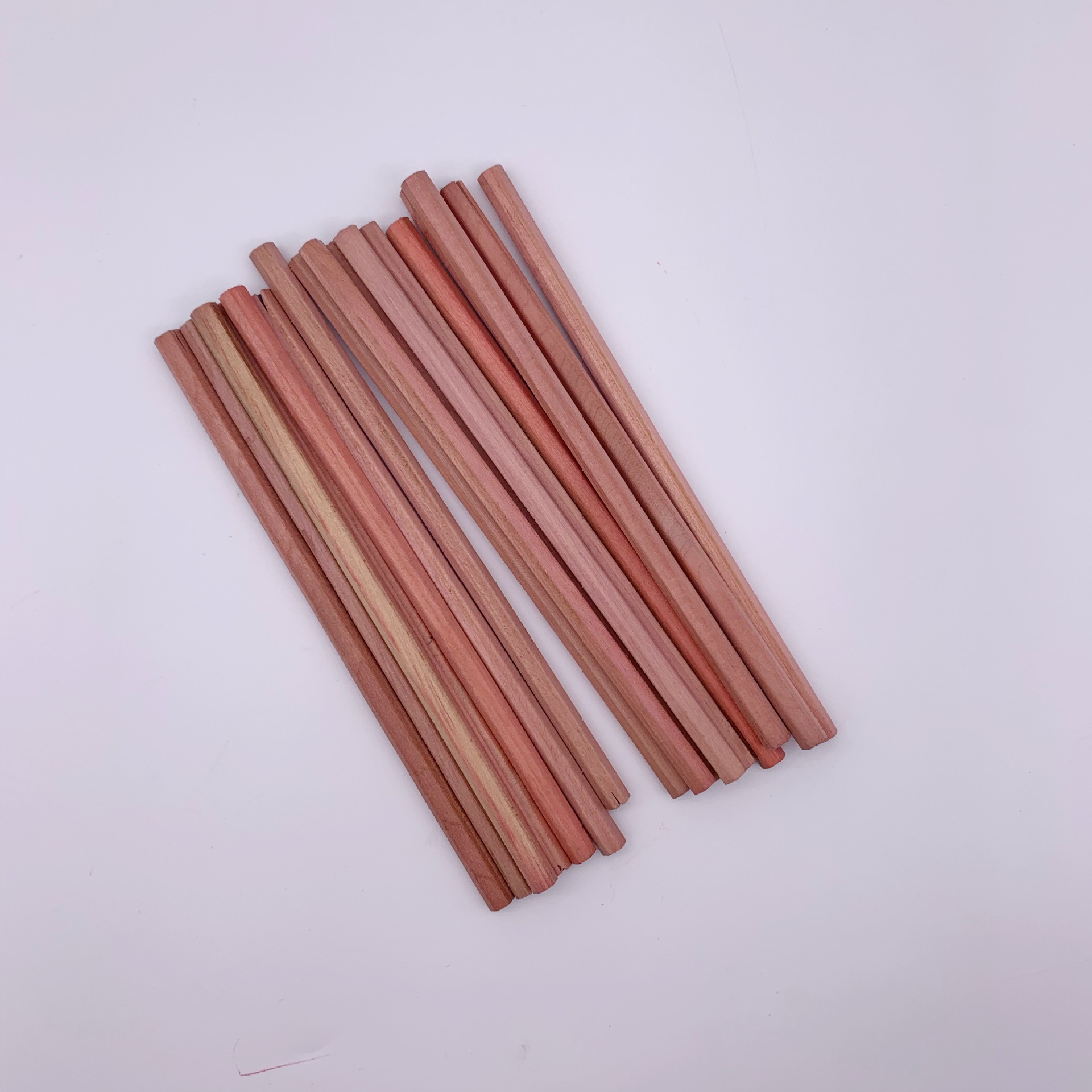 原木色红木六角2b铅笔环保无漆2b白杆铅笔可定制logo印字印广告