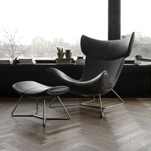 意式极简原创设计沙发椅简约现代网红卧室阳台配套北欧时尚休闲椅