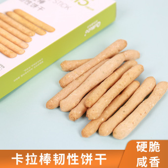 趣味多卡拉棒韧性饼干谷物棒营养酥脆健身代餐饼干oem