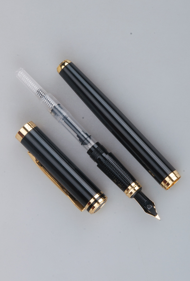 英雄钢笔6177铱金笔墨水礼盒套装成人男女金属商务办公用练字定制